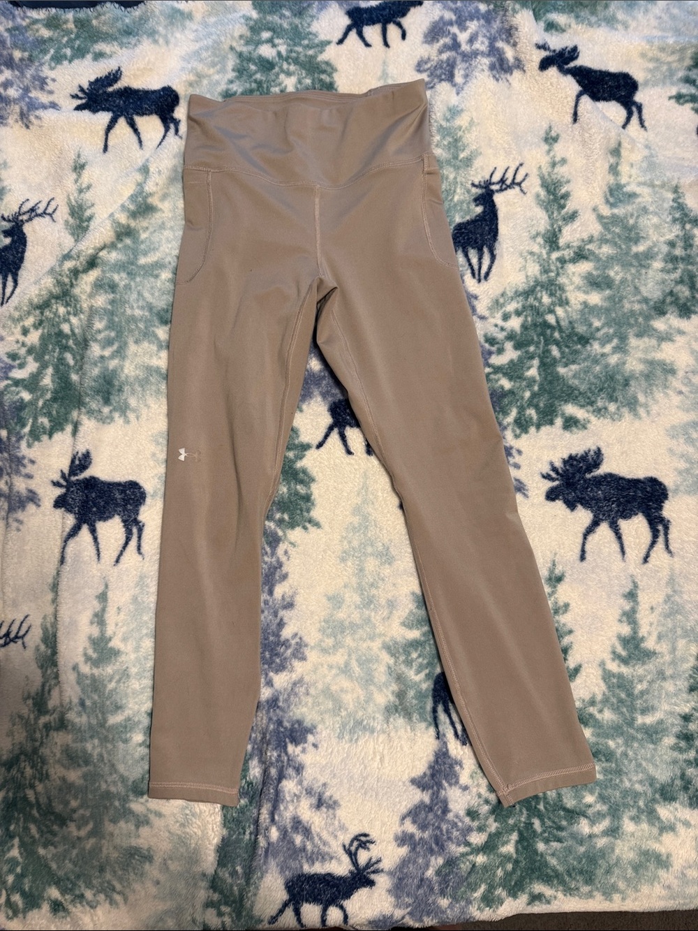 Under Armour Taupe High-Waist Leggings for Women